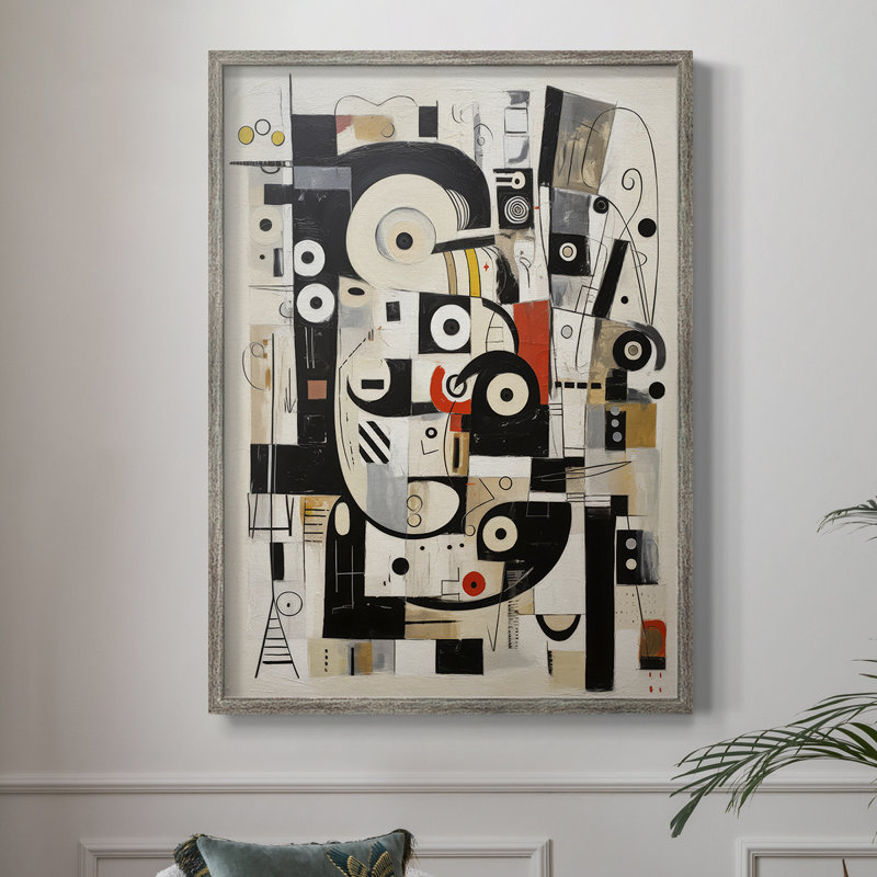 Reproduction encadrée ABSTRACT Series CECLXV III - bois massif, H 11 po x l 9 po