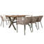 Ensemble repas de patio 7 pièces GO-229296908