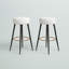 Boatwright Upholstered Counter Stool with Metal Frame