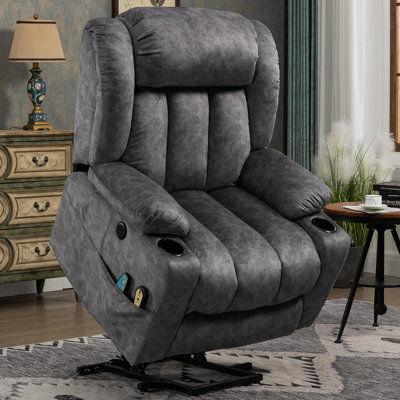 Fauteuil inclinable électrique lève-personne rembourré