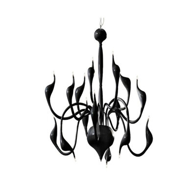 Snake 15-Light Unique Chandelier