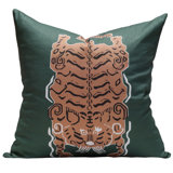 Le Tibetan En Solo Linen Square Pillow Cover