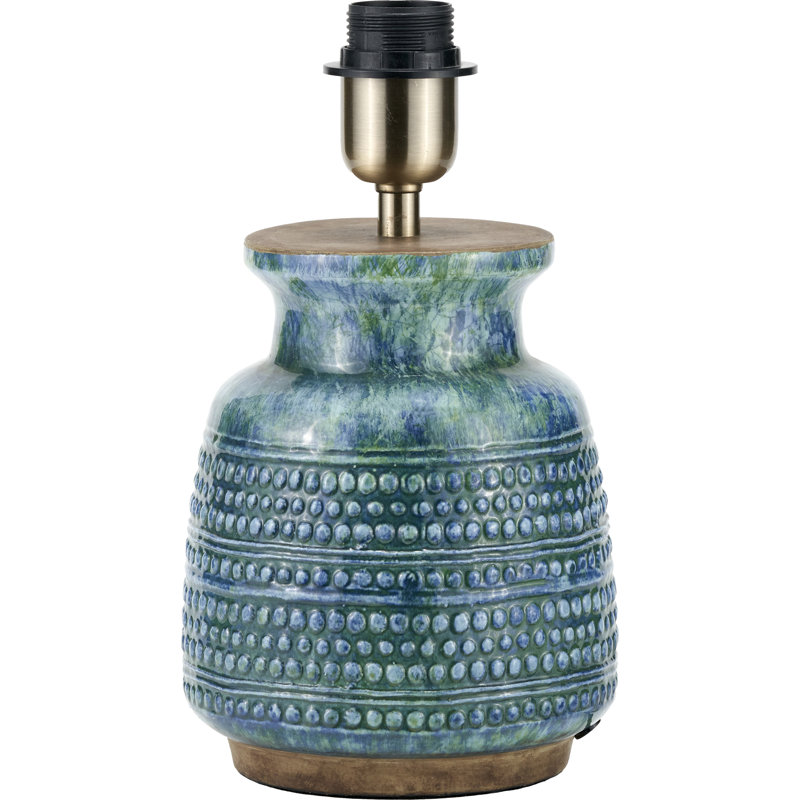 Ceramic Lamp Base Lamp, Blue