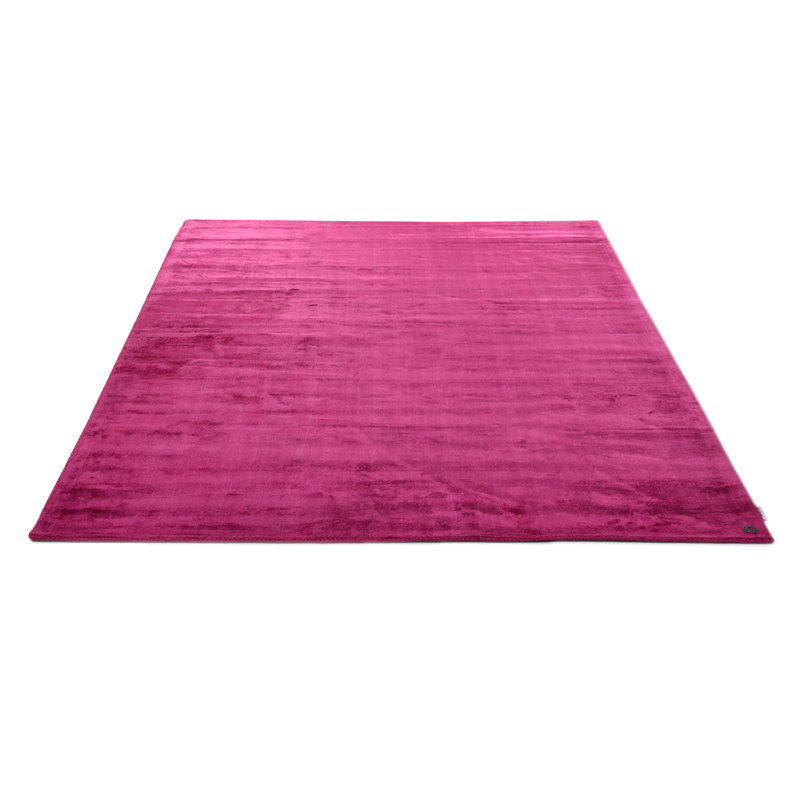 Shine Handwoven Berry Red Rug, Rectangle 85 x 155cm