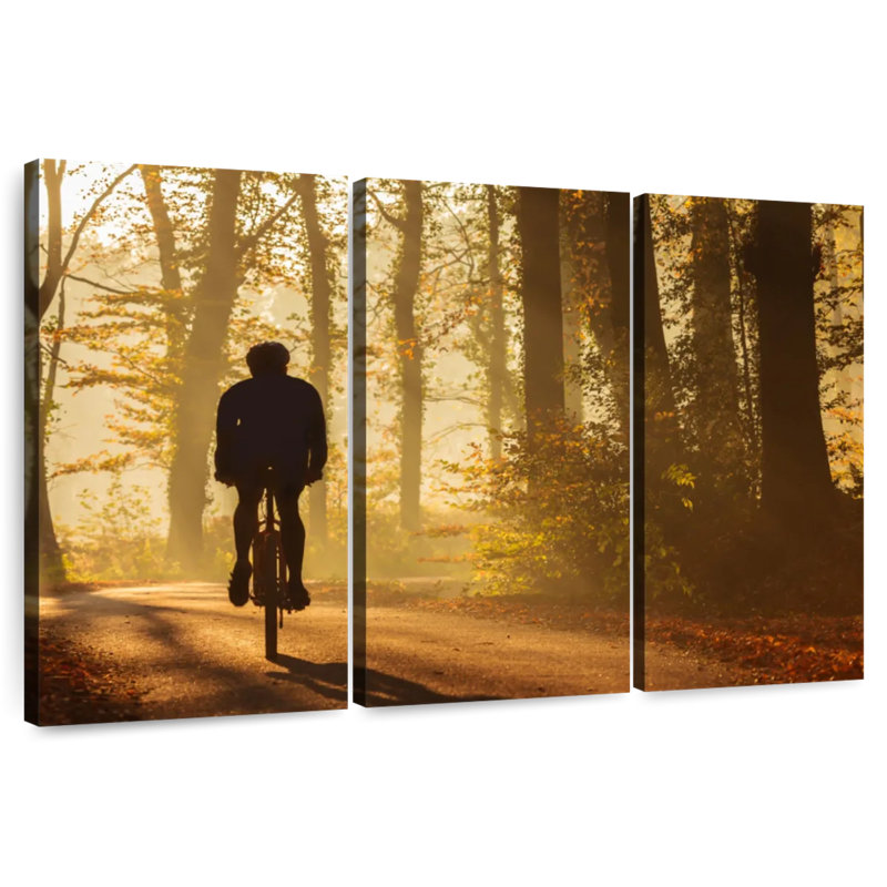 Sireci Autumn Biking, 32" H x 50" W