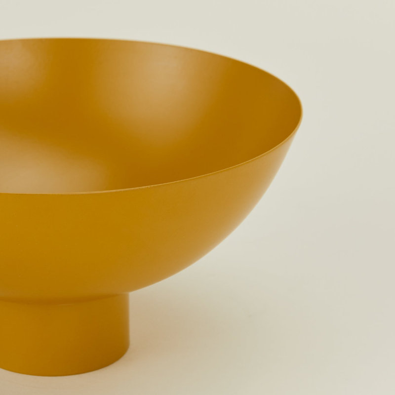 Essential Footed Bowl - Small, Mustard