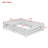 Twinkle Modern Floor Bed Set With Door, Rubber Wood And Safety Guardrails-115630472-115630471