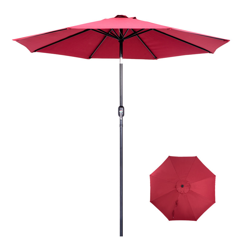 Parasol de marché 108 po Hannya, Rouge