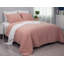 Stone Washed Linen Blend Box Stitch Quilt and Pillow Shams Set-1266474764-1266474766