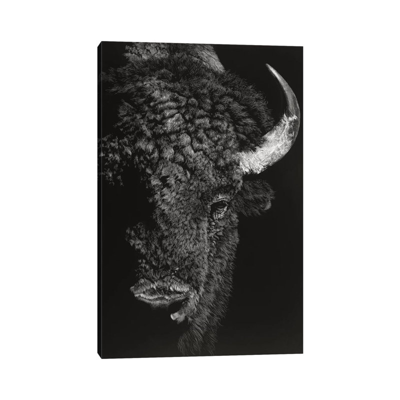 Black Glimpse I by Julie T. Chapman - Wrapped Canvas Print, 20.32 cm H x 30.48 cm W