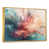 Toile avec cadre flottant or