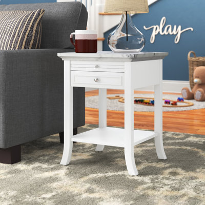 Table de bout avec rangement Carbin