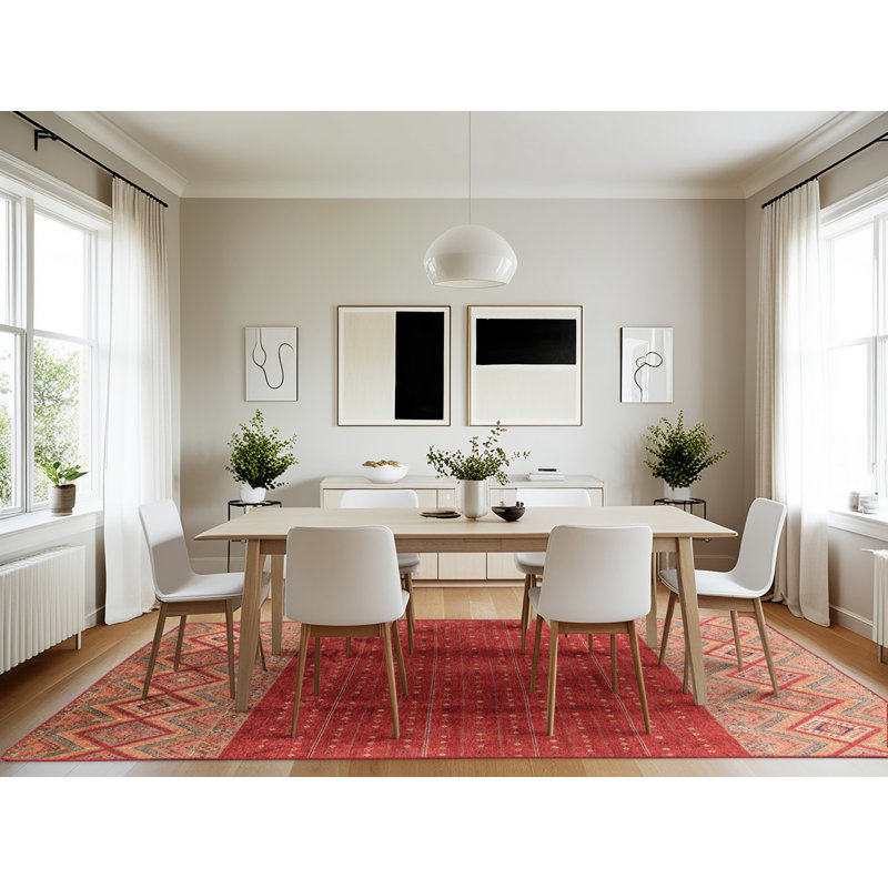Amdrew Abstract Indoor Rug, Rectangle 7' x 10'