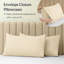 Ensemble de draps pour lit très grand 4 pièces Pochettes profondes sans froissement