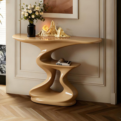 Simple light luxury console table