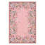     Tapis floral lavable rose 6 x 9 avec envers antidérapant Floral-1617408622