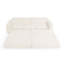 Siège de droite, canapé modulaire en forme de L, canapé modulaire compressé en velours côtelé de style minimaliste moderne, déplier dans un lit, chambre à coucher, canapé à compression confortable, conception peu encombrante-394277397
