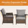 Hemi 5 - Person Patio Conversation Sets with Cushions