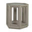 Signature Designs Zeitgeist Linen Hexagonal End Table