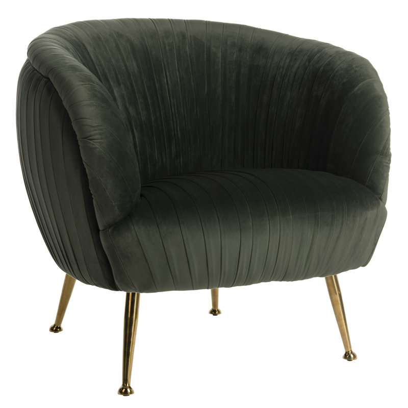 Fauteuil demi-tonneau Jeb, Vert olive