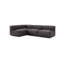 Canapé modulaire en cuir Cleon-63129502-63373570
