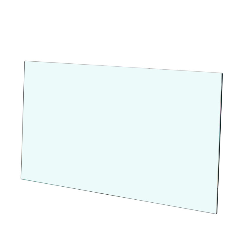 Plateau de table en verre trempé de 47,2 x 23,6 pouces (120 x 60 cm), de forme rectangulaire et de grande taille, résistant aux forces importantes.