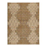 Distressed Homage Hand Knotted Wool Geometric Area Rug