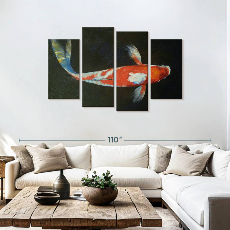 Brampt Koi, 48'' H x 75'' W
