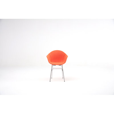 Chaise de salle d'attente de 22 po avec structure en métal Adairis