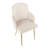 Jaquavia Fabric Upholstered Arm Chair in Cream-411498546-411498549