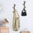 Solid Wood 8-Hook Wall Mounted Coat Rack-1202669780