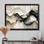 Gris sur fond blanc l'encre rythmique de la rivière Ink II - vagues modernes abstraites-1722264548-1727008906