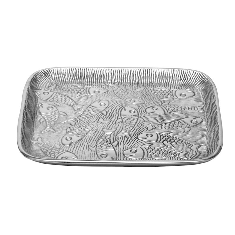 Rosecliff Heights Flint Aluminum Platter