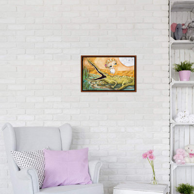 «A Girl and Her Gator» par Heather Renaux - reproduction d'art