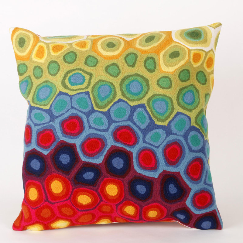Swirl Outdoor Square Pillow Cover & Insert, 20"