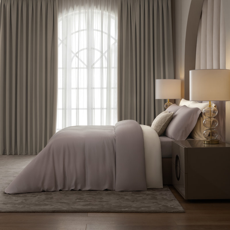 Perla Flat Sheet, California King Flat Sheet, Pink