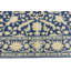 Tapis oriental transitionnel bleu 5 po x 8 po Mute