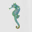 Seahorse Aqua Towel