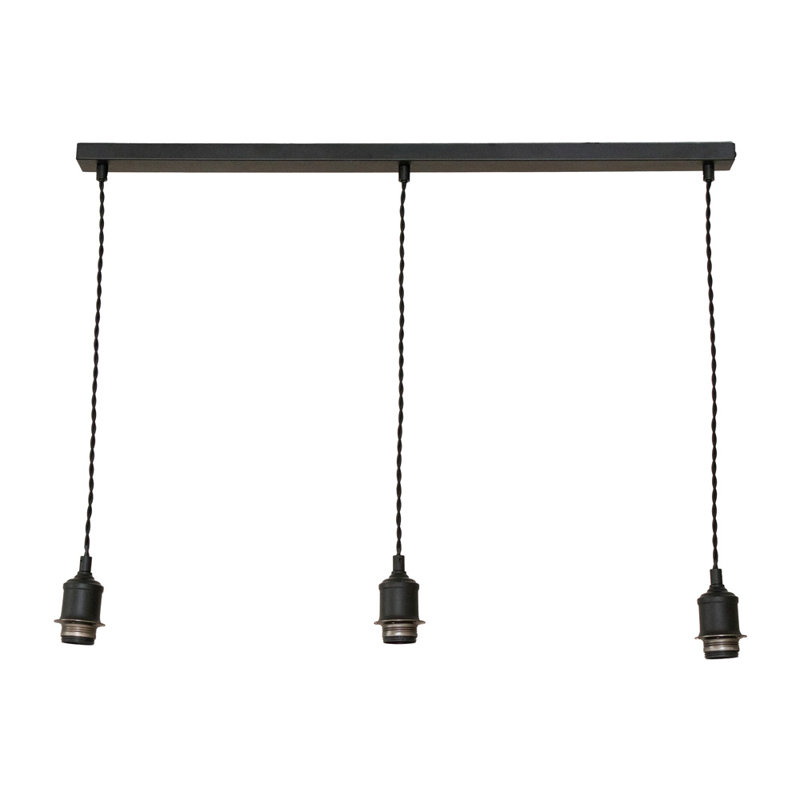 3 - Light Pendant, Matte Black