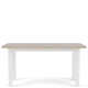 Lana Dining Set With Four Leg Table And Striped Side Chairs