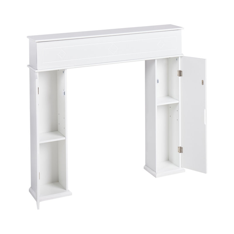 MISPEC Fireplace Surround, White