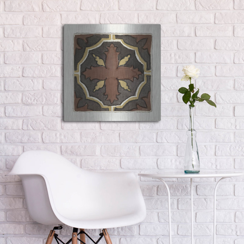 " Moroccan Tile Pattern V " by Stellar Design Studio, 24" H x 24" W