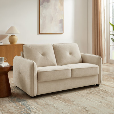 65.4’’ Upholstered Convertible Sleeper Sofa, Pull-Out Sofa Bed 