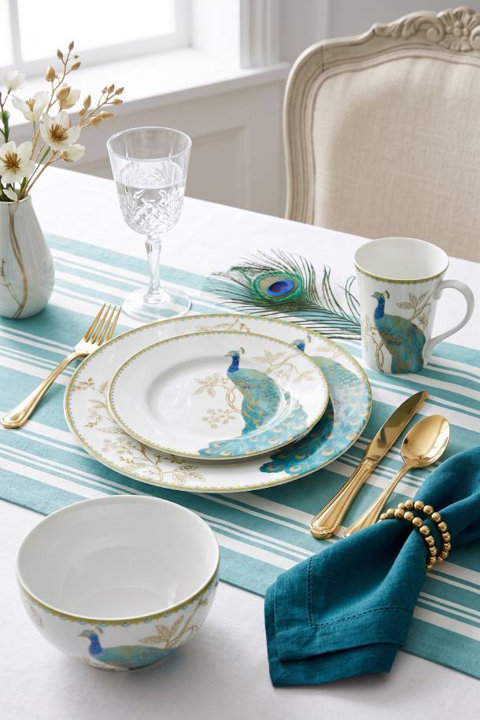Peacock Garden 16-Piece Set