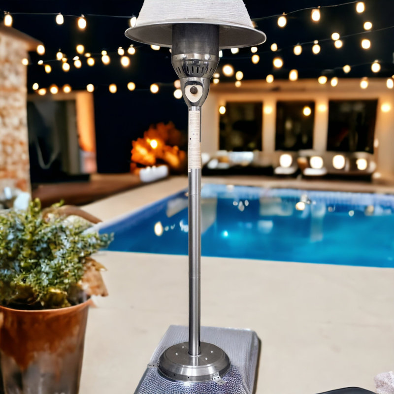 Stainless Steel 41,000 BTU Natural Gas Patio Heater