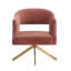 Fauteuil pivotant en polyester 18,9 cm de large Teterboro-124462669