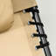 Fauteuil de bronzage de plage avec 5 angles d'inclinaison, poche, pliable, beige, pour patio, cour 5, lecture de trou de visage, rangement extérieur beige relaxant