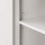 Amika, armoire de rangement d'appoint en bois avec tablette réglable, salle d'étude