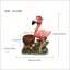 Sculpture de jardin Playful Flamingo avec jardinière intégrée et lumière solaire, ornement de jardin unique pour les présentoirs décoratifs