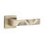 5 Pairs Modern Nova Premium Design Door Handles on Square Rose